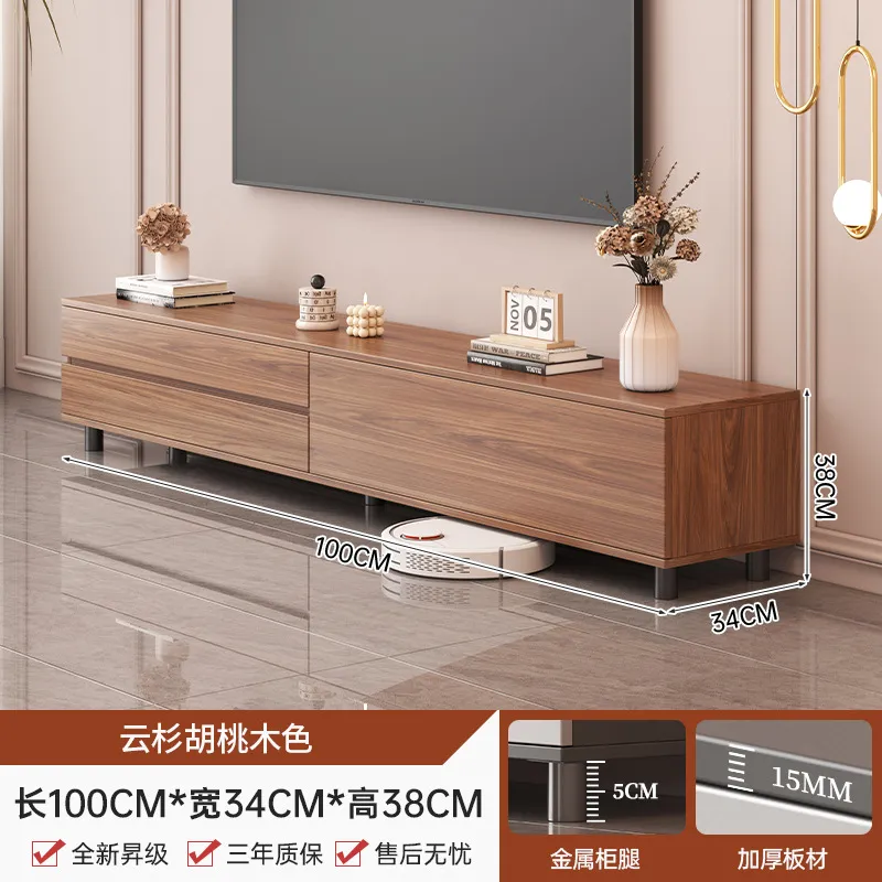 Modern Minimalist TV Cabinet Storage Cabinet for Living Room - Small Apartment Luxury Floor Standing Media Console thumbnail 7
