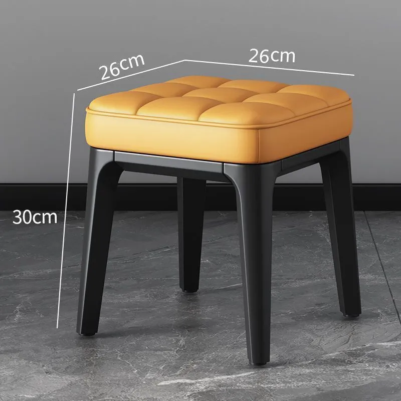 Stackable Low Stools - Versatile Seating for Living Room, Tea Table, Kids, and Home - Thickened Sofa Stools, Square Design thumbnail 10