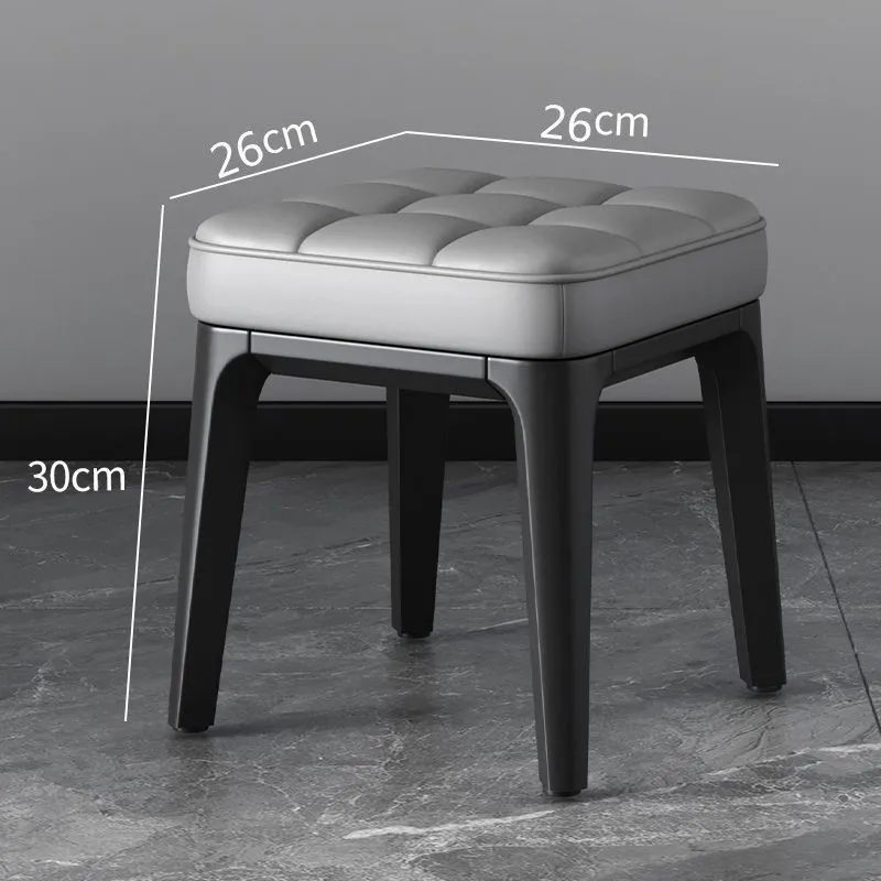 Stackable Low Stools - Versatile Seating for Living Room, Tea Table, Kids, and Home - Thickened Sofa Stools, Square Design thumbnail 6