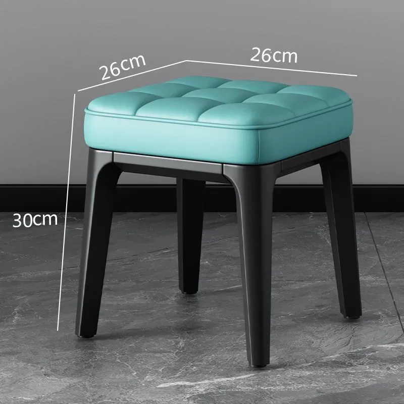 Stackable Low Stools - Versatile Seating for Living Room, Tea Table, Kids, and Home - Thickened Sofa Stools, Square Design thumbnail 7