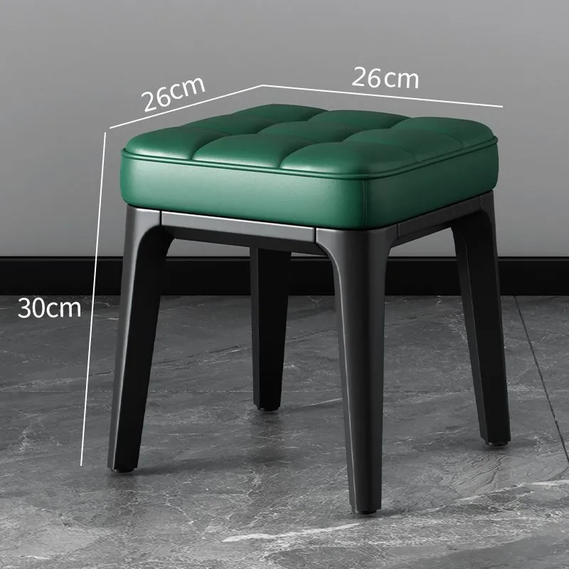 Stackable Low Stools - Versatile Seating for Living Room, Tea Table, Kids, and Home - Thickened Sofa Stools, Square Design thumbnail 8