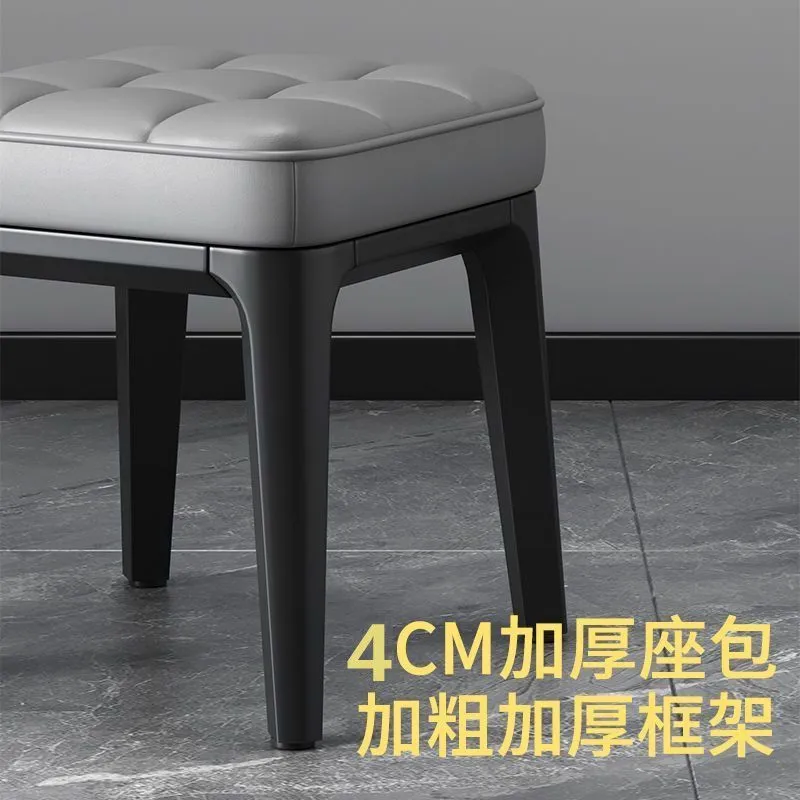 Stackable Low Stools - Versatile Seating for Living Room, Tea Table, Kids, and Home - Thickened Sofa Stools, Square Design thumbnail 2