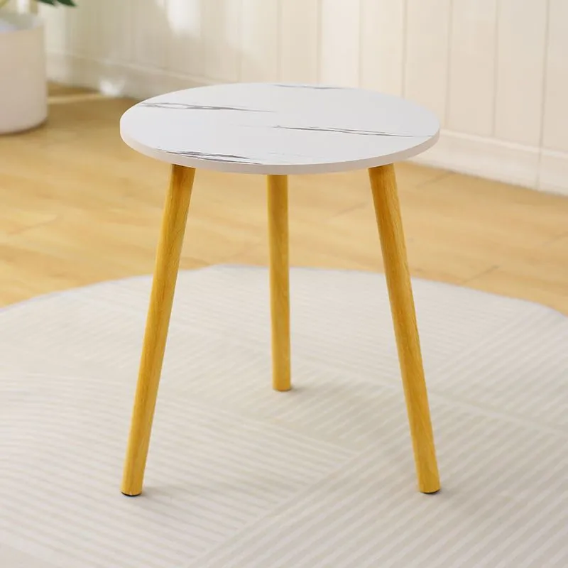 Modern Nordic Style Small Coffee Table Sofa Side Table Living Room Home Small Apartment Bedside Table Simple Corner Table Side Cabinet Small Round Table thumbnail 6