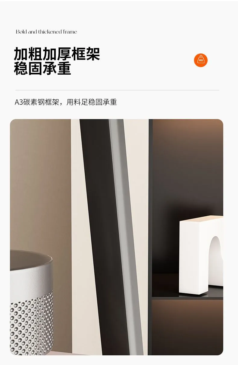 Modern Nordic Style Small Coffee Table Sofa Side Table Living Room Home Small Apartment Bedside Table Simple Corner Table Side Cabinet Small Round Table showcase 16