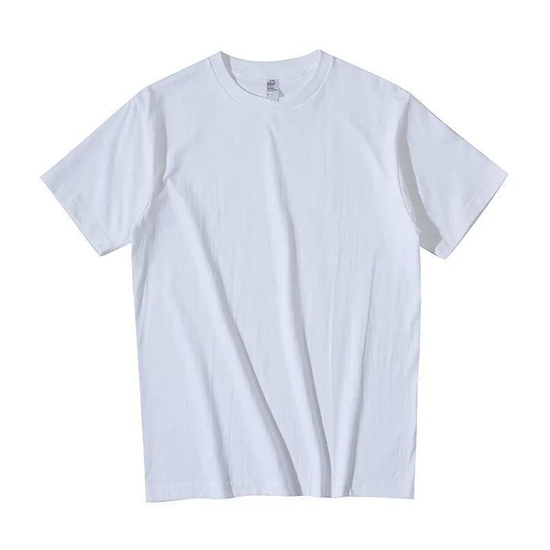 Heavyweight Cotton T-Shirt for Men and Women - Premium Quality Solid Color Crew Neck Tee - Thick, Opaque, Durable Basic Top - Perfect for Layering thumbnail 5