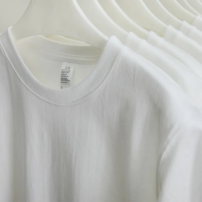 Heavyweight Cotton T-Shirt for Men and Women - Premium Quality Solid Color Crew Neck Tee - Thick, Opaque, Durable Basic Top - Perfect for Layering thumbnail 3