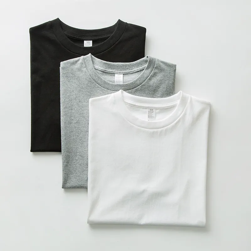 Heavyweight Cotton T-Shirt for Men and Women - Premium Quality Solid Color Crew Neck Tee - Thick, Opaque, Durable Basic Top - Perfect for Layering thumbnail 4