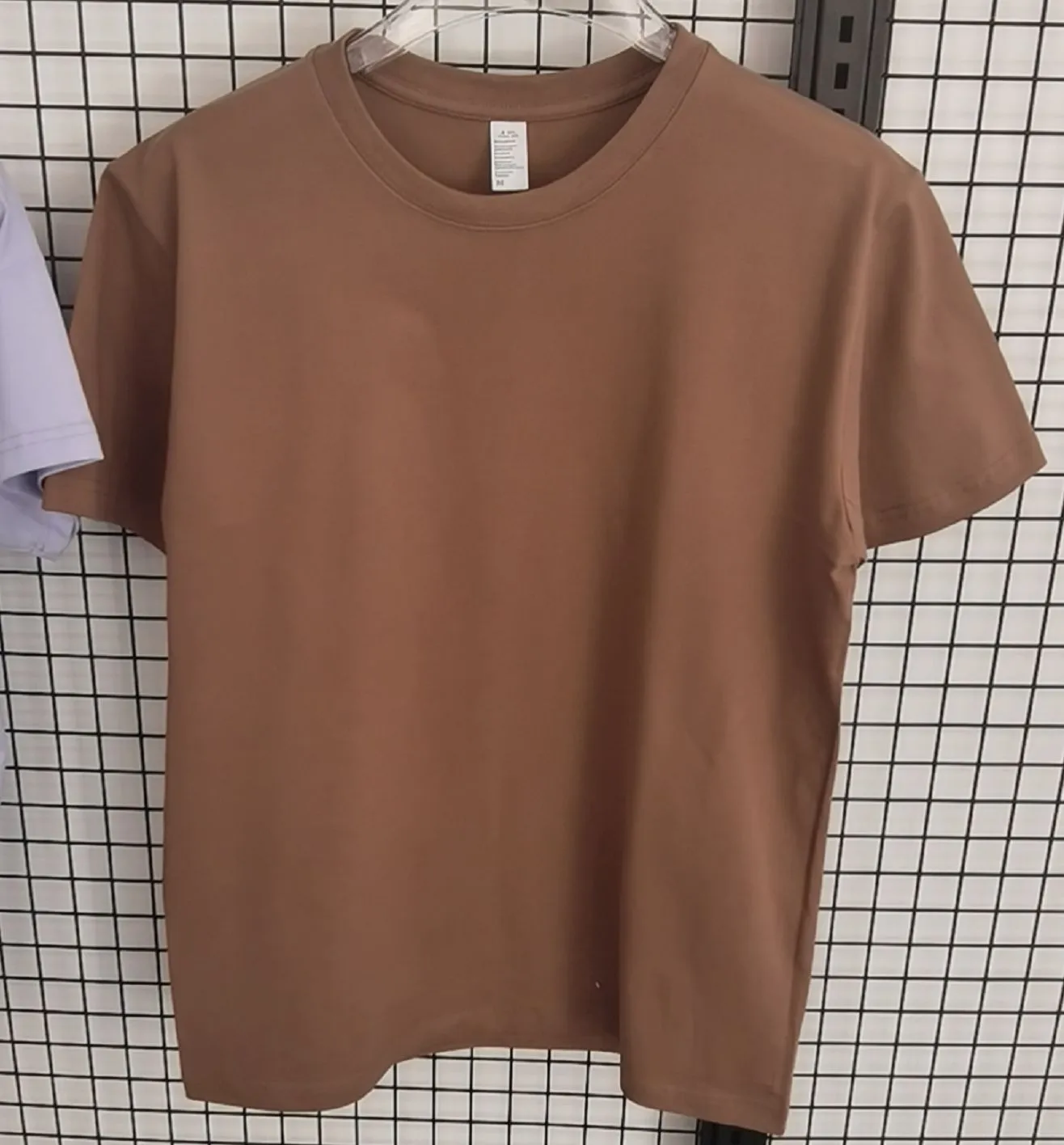 Heavyweight Cotton T-Shirt for Men and Women - Premium Quality Solid Color Crew Neck Tee - Thick, Opaque, Durable Basic Top - Perfect for Layering thumbnail 9