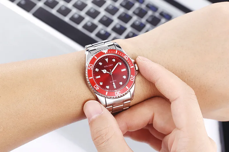 Men's Fashion Green Water Ghost Watch - Stainless Steel Strap Quartz Wristwatch - Stylish Analog Timepiece for Men showcase 11
