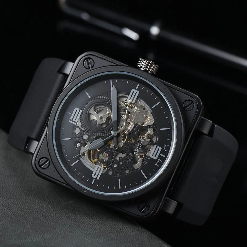 Men's Luxury Automatic Mechanical Watch - Hollow Design, Stainless Steel Wristwatch, Fashionable Business Style, High Quality Timepiece for Men thumbnail 4