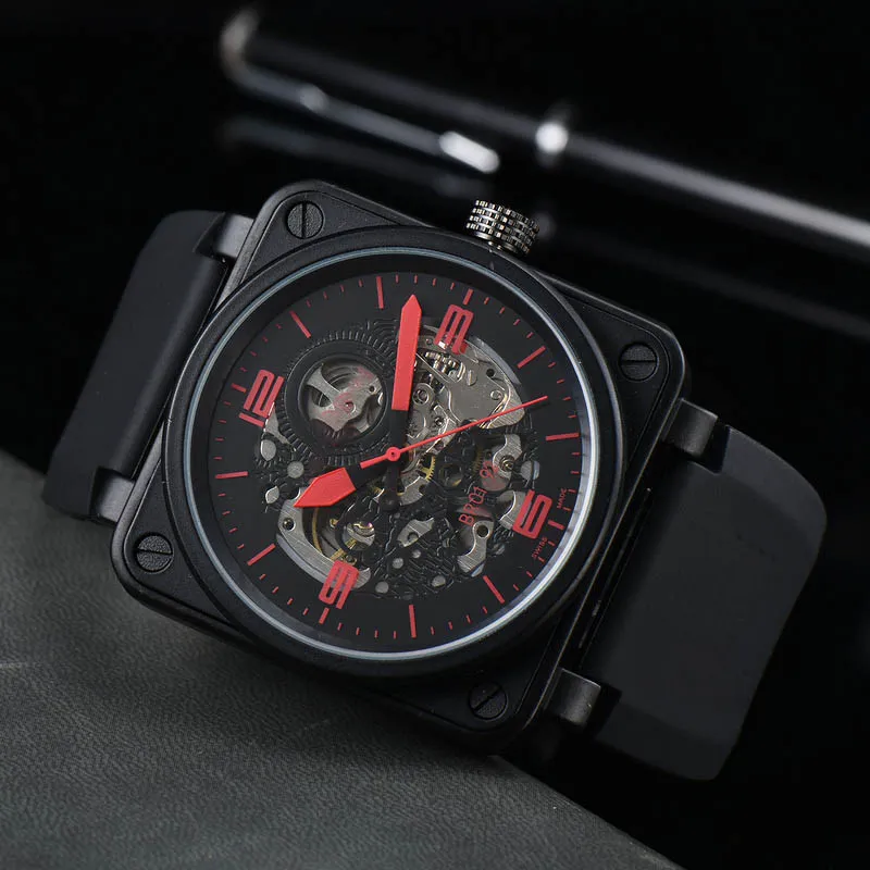 Men's Luxury Automatic Mechanical Watch - Hollow Design, Stainless Steel Wristwatch, Fashionable Business Style, High Quality Timepiece for Men showcase 6
