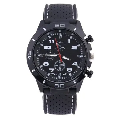 Men's Fashion Sports Watch with Silicone Strap - Casual Quartz Wristwatch for Students, Wholesale Available on Piazam thumbnail 2