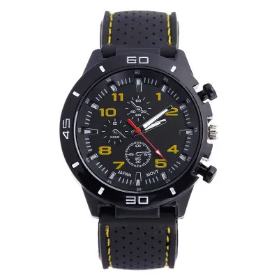 Men's Fashion Sports Watch with Silicone Strap - Casual Quartz Wristwatch for Students, Wholesale Available on Piazam thumbnail 6