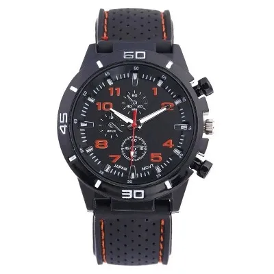 Men's Fashion Sports Watch with Silicone Strap - Casual Quartz Wristwatch for Students, Wholesale Available on Piazam thumbnail 7