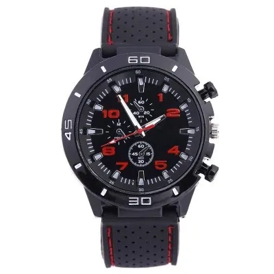 Men's Fashion Sports Watch with Silicone Strap - Casual Quartz Wristwatch for Students, Wholesale Available on Piazam thumbnail 1