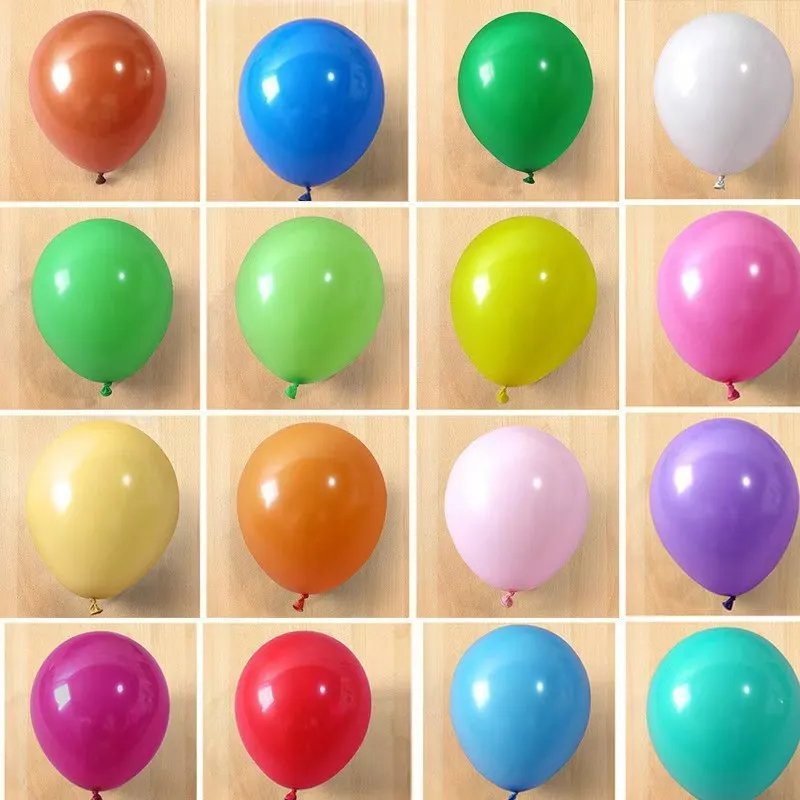 10-Inch Matte Balloons for Birthday Parties, Wedding Decorations, and Event Supplies - Thick Latex Balloons for Room Decor - Wholesale Bulk Pack