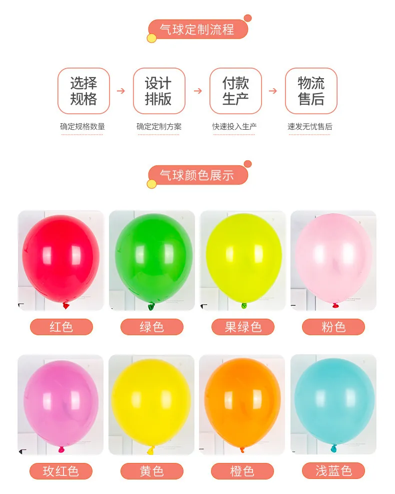 10-Inch Matte Balloons for Birthday Parties, Wedding Decorations, and Event Supplies - Thick Latex Balloons for Room Decor - Wholesale Bulk Pack showcase 3