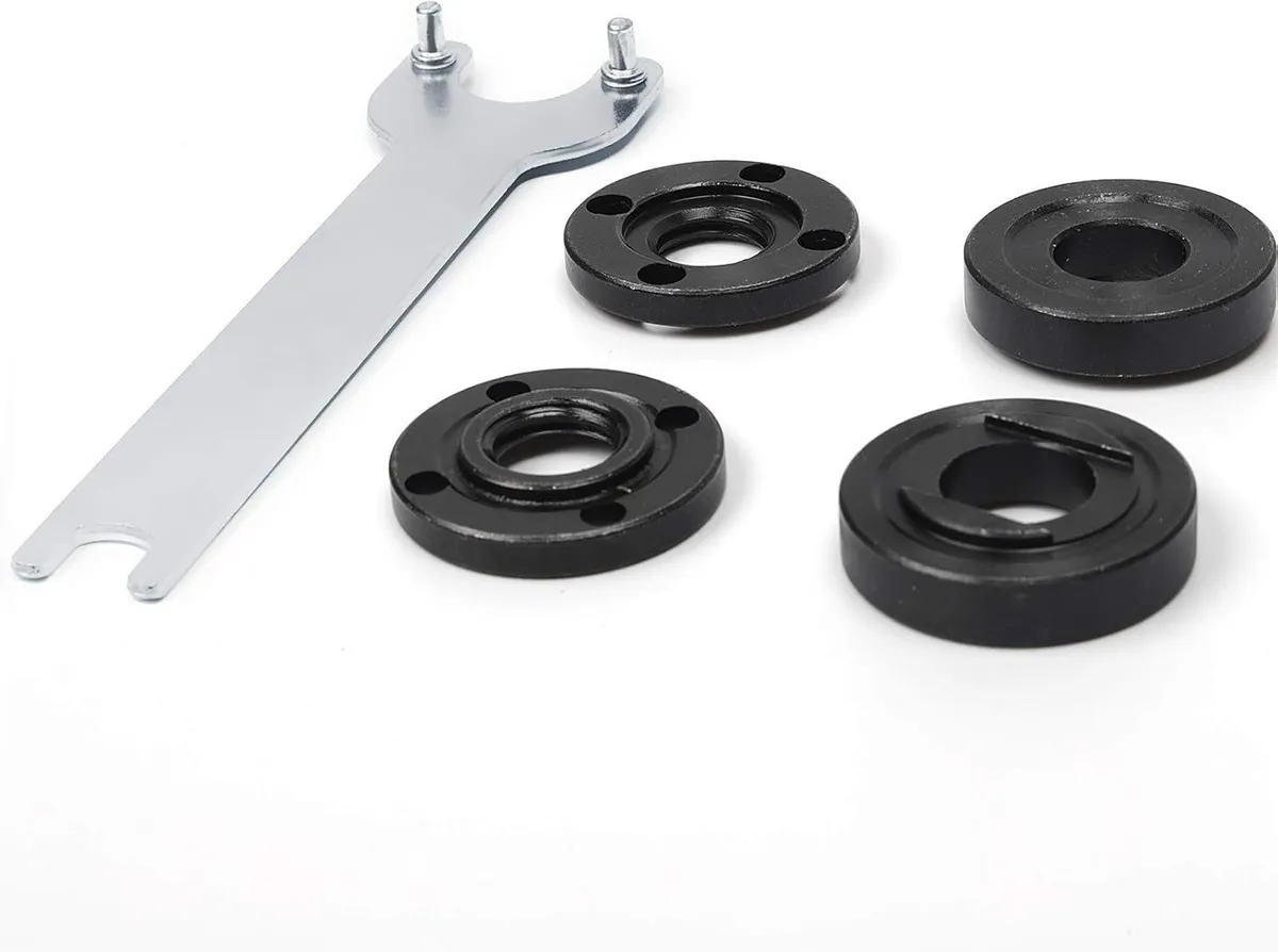 Angle Grinder Flange Nut Set, 100 Type Angle Grinder Clamping Plate, 5/8-11 Pressure Plate Clip, Angle Grinder Power Tool Accessories showcase 2