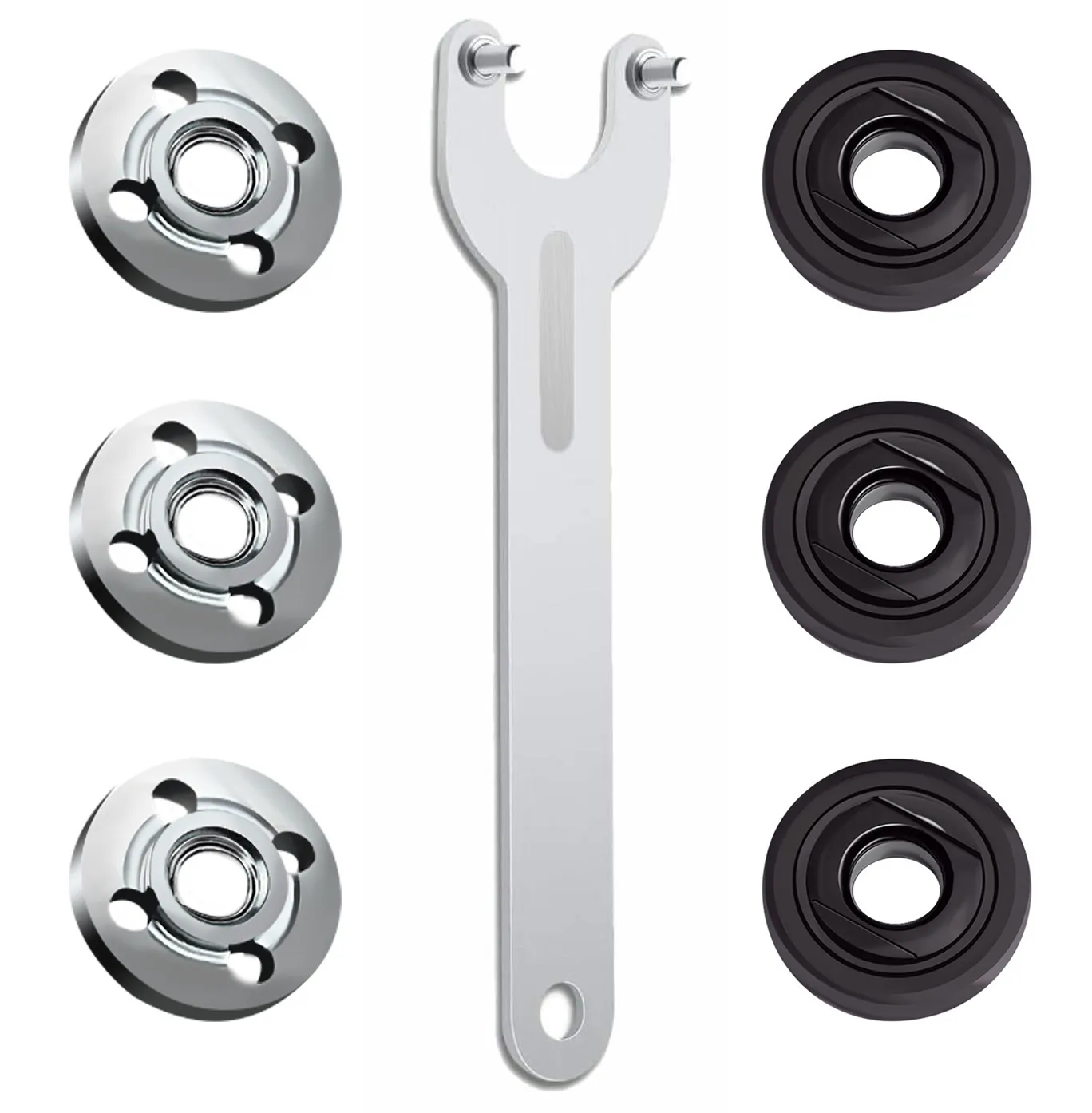 Angle Grinder Flange Nut Set, 100 Type Angle Grinder Clamping Plate, 5/8-11 Pressure Plate Clip, Angle Grinder Power Tool Accessories thumbnail 10