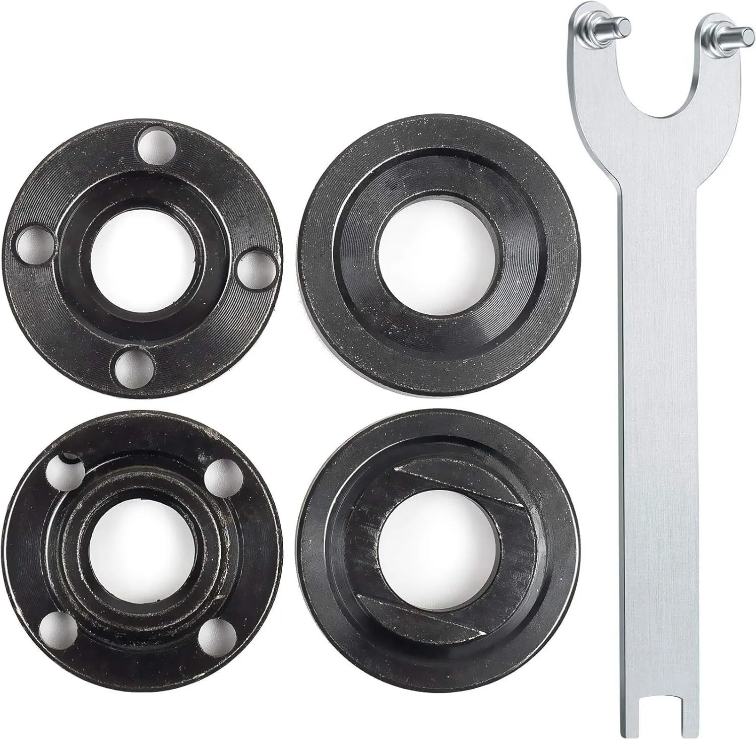 Angle Grinder Flange Nut Set, 100 Type Angle Grinder Clamping Plate, 5/8-11 Pressure Plate Clip, Angle Grinder Power Tool Accessories thumbnail 8