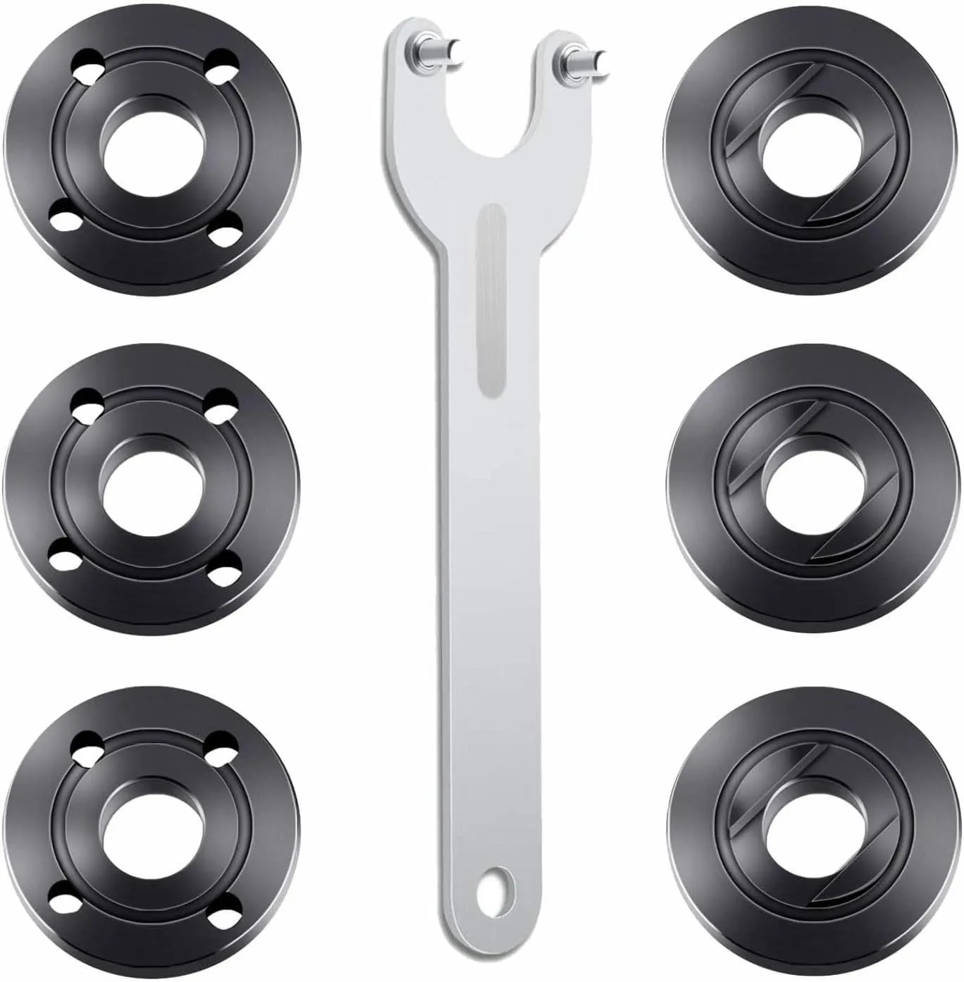Angle Grinder Flange Nut Set, 100 Type Angle Grinder Clamping Plate, 5/8-11 Pressure Plate Clip, Angle Grinder Power Tool Accessories thumbnail 6