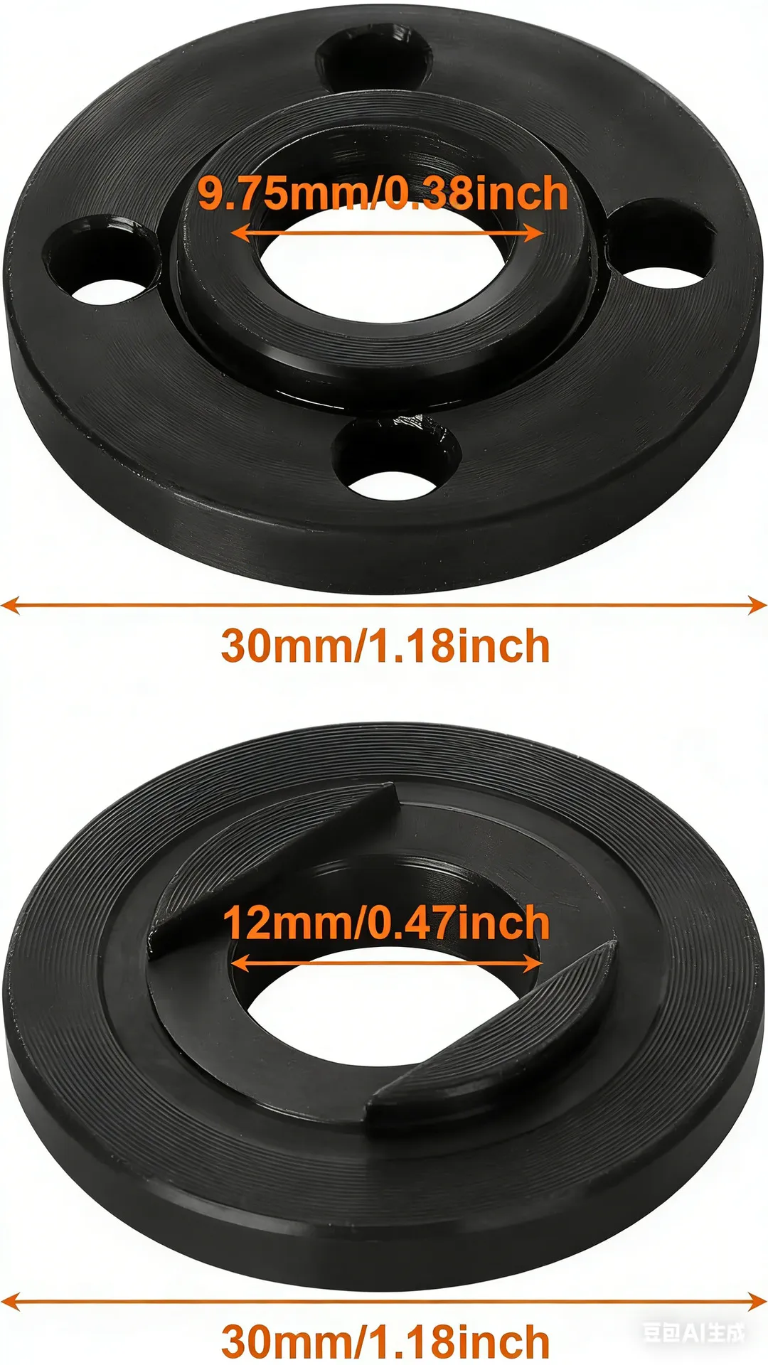 Angle Grinder Flange Nut Set, 100 Type Angle Grinder Clamping Plate, 5/8-11 Pressure Plate Clip, Angle Grinder Power Tool Accessories showcase 11