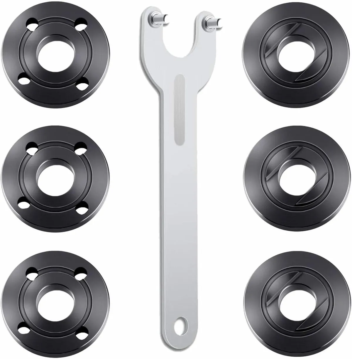 Angle Grinder Flange Nut Set, 100 Type Angle Grinder Clamping Plate, 5/8-11 Pressure Plate Clip, Angle Grinder Power Tool Accessories showcase 1