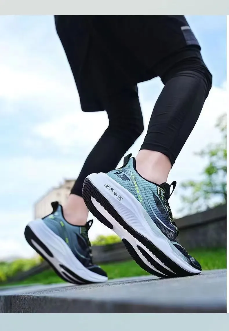 Men's Running Shoes - Trendy Outdoor Sports Sneakers - Breathable Mesh Fashion - Versatile Cross-Border Wholesale - Lightweight Athletic Footwear for Men showcase 4