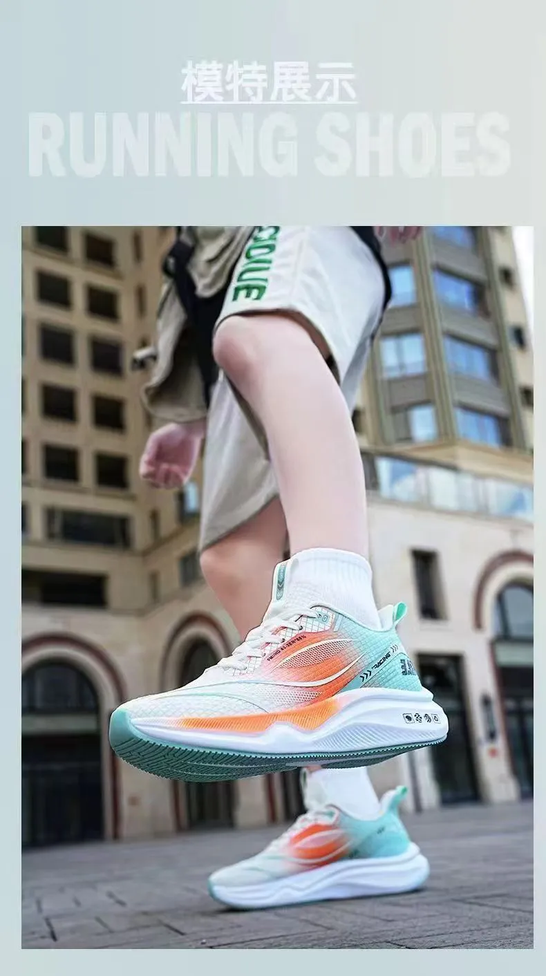 Men's Running Shoes - Trendy Outdoor Sports Sneakers - Breathable Mesh Fashion - Versatile Cross-Border Wholesale - Lightweight Athletic Footwear for Men showcase 9
