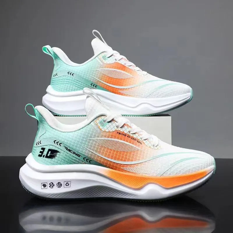 Men's Running Shoes - Trendy Outdoor Sports Sneakers - Breathable Mesh Fashion - Versatile Cross-Border Wholesale - Lightweight Athletic Footwear for Men thumbnail 10