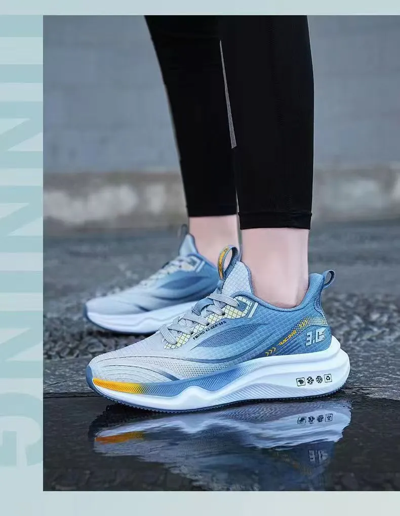 Men's Running Shoes - Trendy Outdoor Sports Sneakers - Breathable Mesh Fashion - Versatile Cross-Border Wholesale - Lightweight Athletic Footwear for Men showcase 13