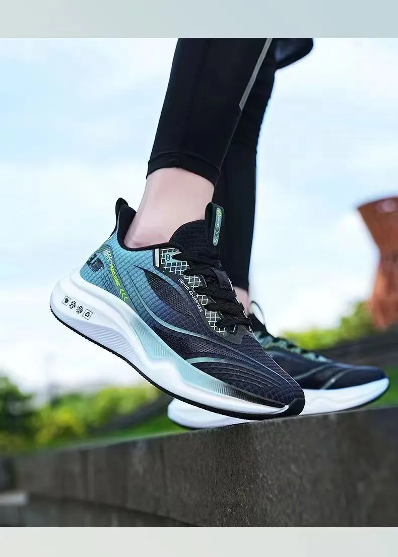 Men's Running Shoes - Trendy Outdoor Sports Sneakers - Breathable Mesh Fashion - Versatile Cross-Border Wholesale - Lightweight Athletic Footwear for Men showcase 10