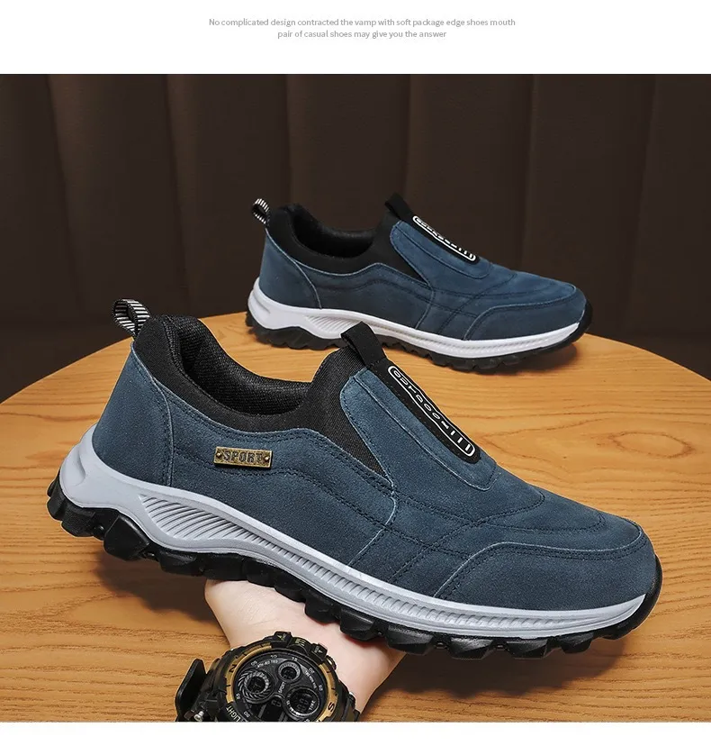 Men's & Women's Slip-On Running Shoes - Lightweight Outdoor Mountaineering Sneakers for Spring/Autumn, Plus Sizes Available, Cross-Border Foreign Trade showcase 5