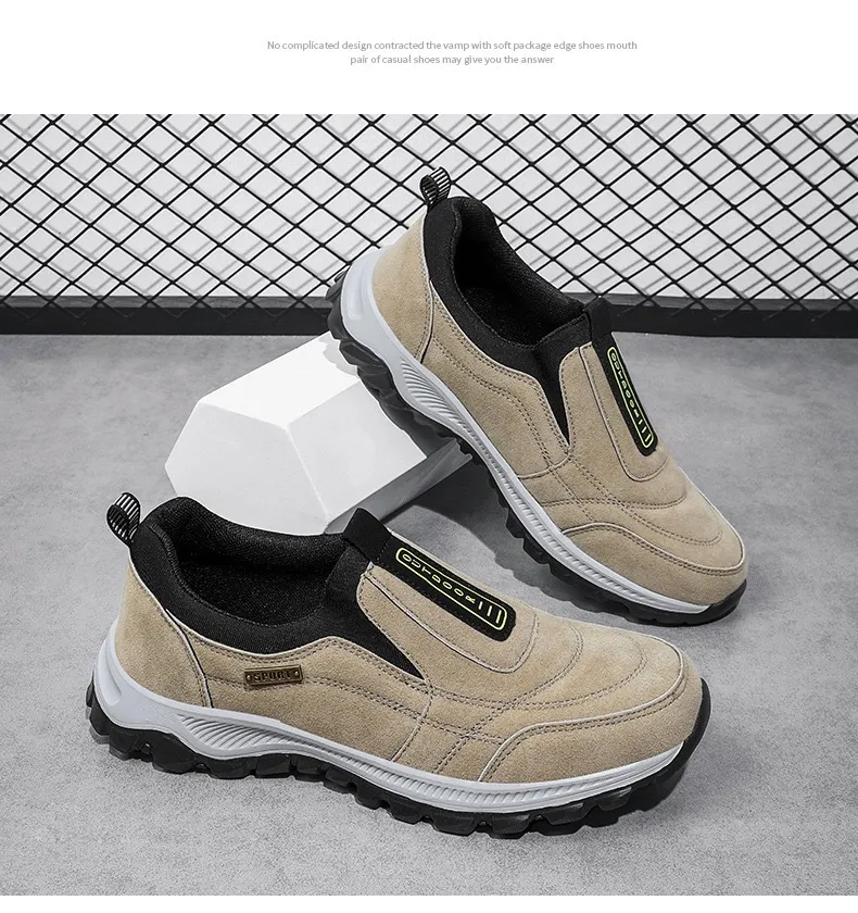 Men's & Women's Slip-On Running Shoes - Lightweight Outdoor Mountaineering Sneakers for Spring/Autumn, Plus Sizes Available, Cross-Border Foreign Trade showcase 2