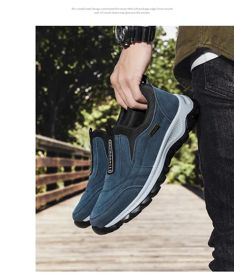 Men's & Women's Slip-On Running Shoes - Lightweight Outdoor Mountaineering Sneakers for Spring/Autumn, Plus Sizes Available, Cross-Border Foreign Trade showcase 7