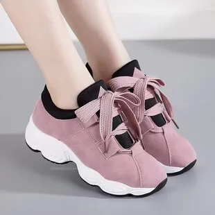 Men's Air Cushion Running Shoes - 2025 Spring Sneakers, Breathable, Height Increasing, Trendy Fashion, All-Match Foreign Trade Style showcase 2