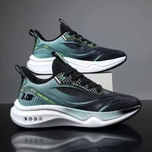 Men's Air Cushion Running Shoes - 2025 Spring Sneakers, Breathable, Height Increasing, Trendy Fashion, All-Match Foreign Trade Style showcase 6