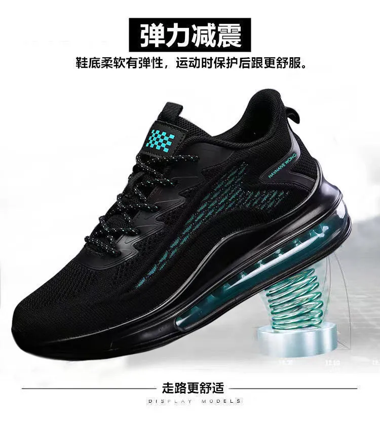 Men's Air Cushion Running Shoes - 2025 Spring Sneakers, Breathable, Height Increasing, Trendy Fashion, All-Match Foreign Trade Style showcase 12