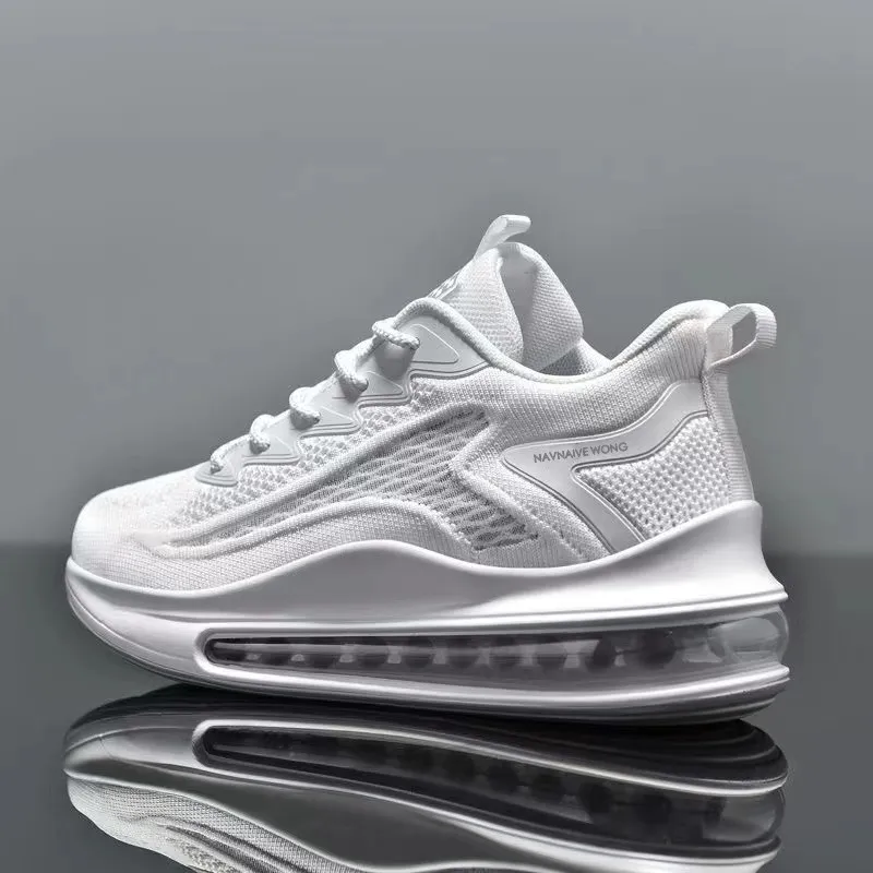Men's Air Cushion Running Shoes - 2025 Spring Sneakers, Breathable, Height Increasing, Trendy Fashion, All-Match Foreign Trade Style thumbnail 2