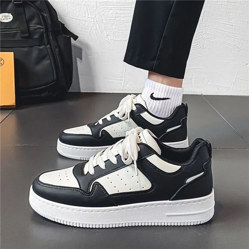 Trendy White Sneakers for Students - 2026 Spring Collection, Breathable Low-Top Sports Casual Shoes with Thick Soles for Teenagers, Versatile Fashion thumbnail 6