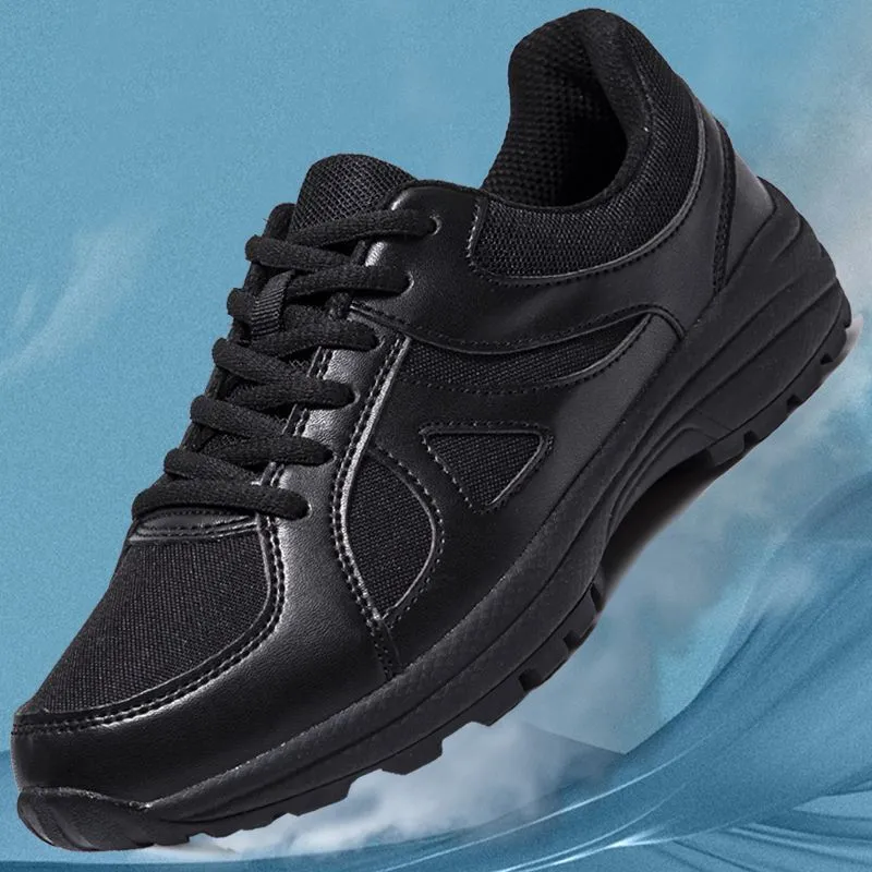 Men's Mesh Training Shoes Lightweight Breathable Versatile Casual Sneakers Black Hollow Round Toe Sports Shoes for Gym Running Walking thumbnail 6