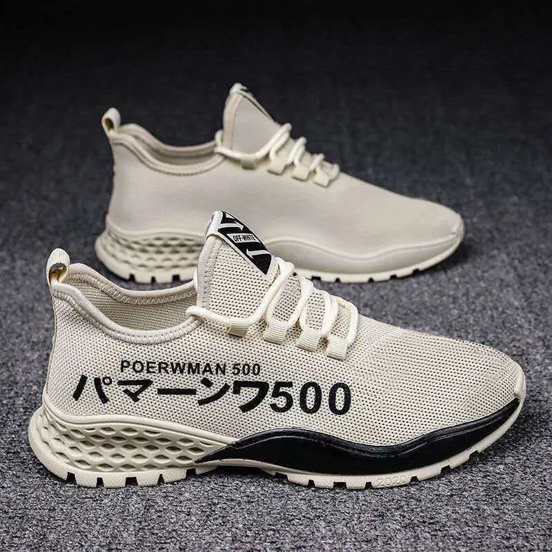 Men's Breathable Soft-Soled Dad Shoes - 2025 Trendy Korean Style Running Casual Sports Shoes for Youth & Work - Black thumbnail 9