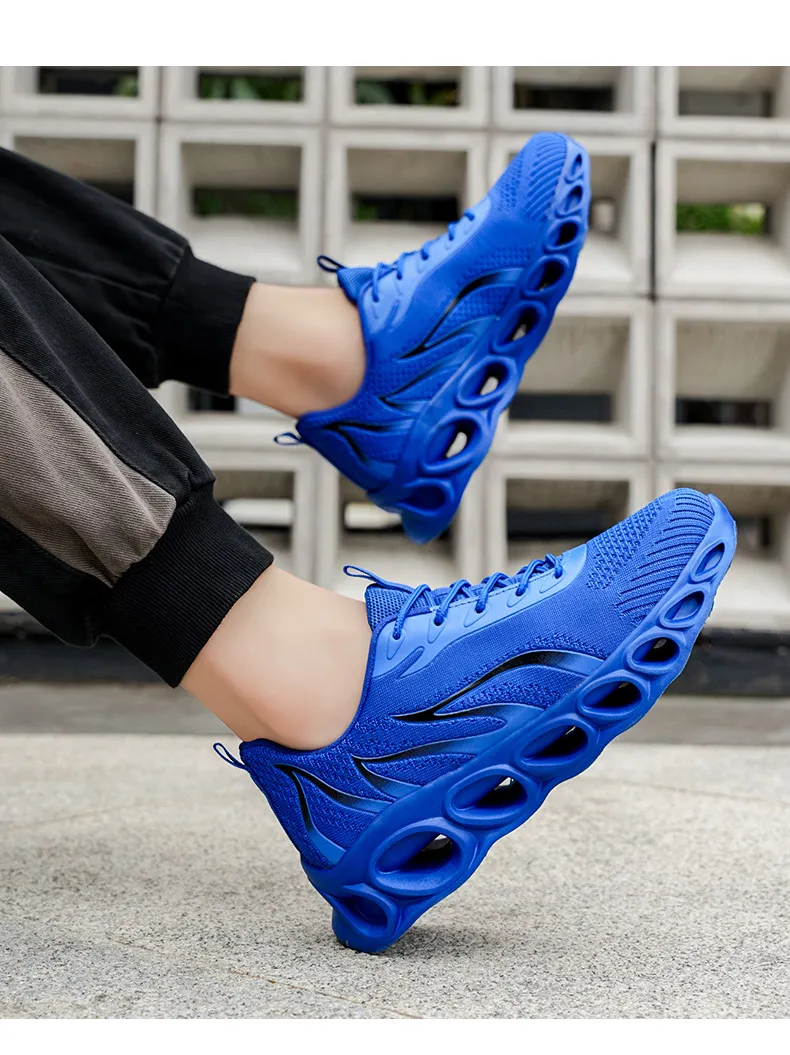 Men's Flame Sneakers Plus Size 46-48, Sports Casual Shoes for Couples, All-Match Fashionable Footwear for Men, Comfortable and Stylish showcase 17