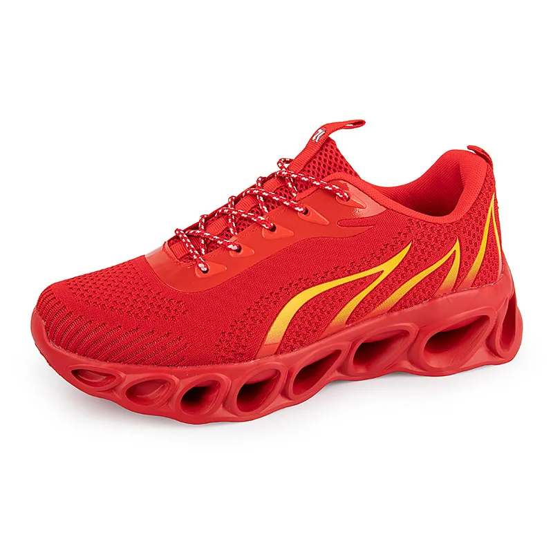 Men's Flame Sneakers Plus Size 46-48, Sports Casual Shoes for Couples, All-Match Fashionable Footwear for Men, Comfortable and Stylish thumbnail 6