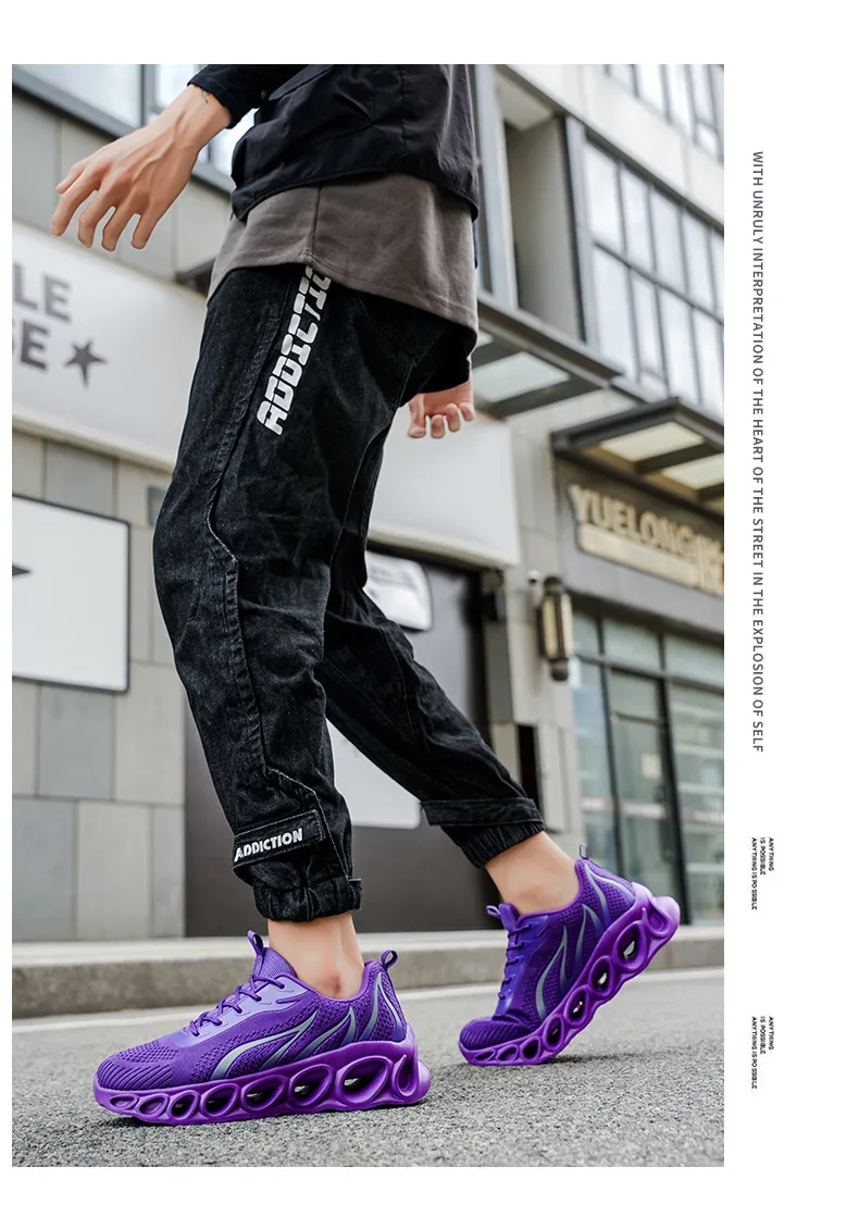 Men's Flame Sneakers Plus Size 46-48, Sports Casual Shoes for Couples, All-Match Fashionable Footwear for Men, Comfortable and Stylish showcase 12