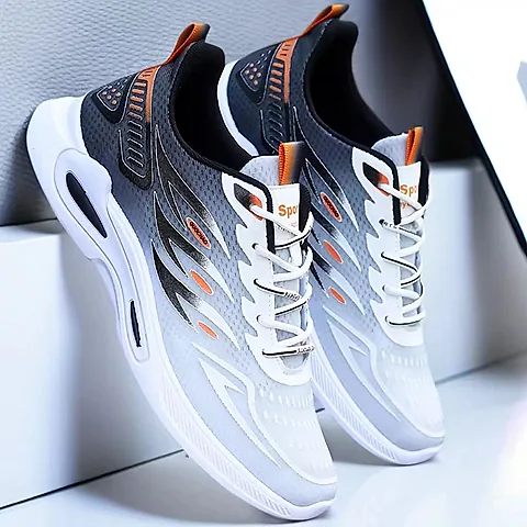 Men's Ice Silk Breathable Sports Casual Shoes - Summer Lightweight Non-Slip Running & Student Shoes