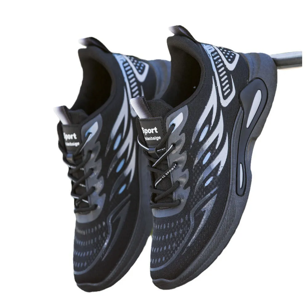 Men's Ice Silk Breathable Sports Casual Shoes - Summer Lightweight Non-Slip Running & Student Shoes thumbnail 5