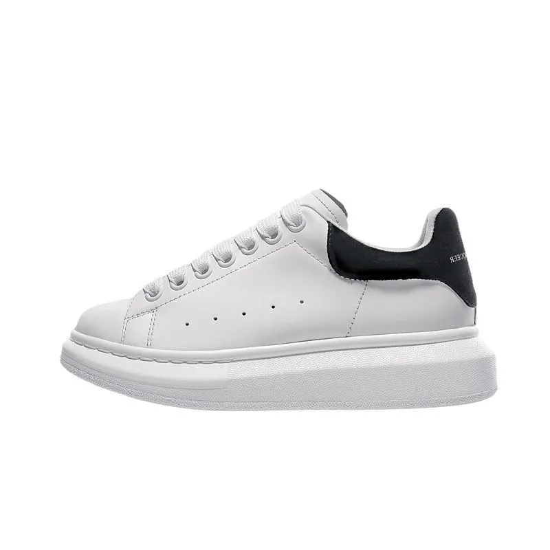McQueen White Sneakers 2025 - Pure Original Classic Fashion Couple Shoes for Men and Women - Wear-Resistant Height Increasing Sneakers thumbnail 5
