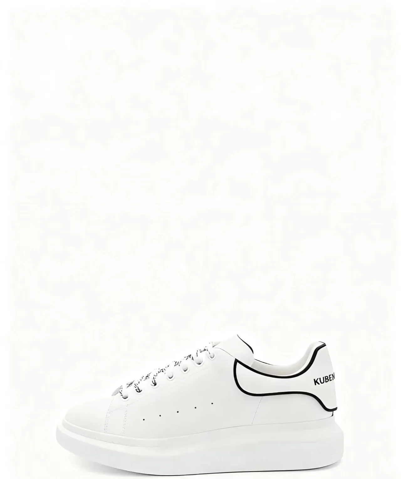McQueen White Sneakers 2025 - Pure Original Classic Fashion Couple Shoes for Men and Women - Wear-Resistant Height Increasing Sneakers thumbnail 6