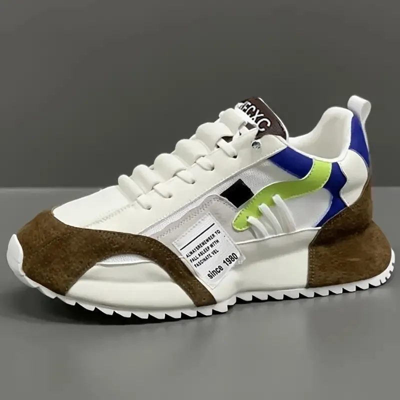 Men's Breathable Casual Sports Shoes - 2024 European Fashion Trend, Large Size, Lightweight Bag Sole Sneakers for Autumn thumbnail 2